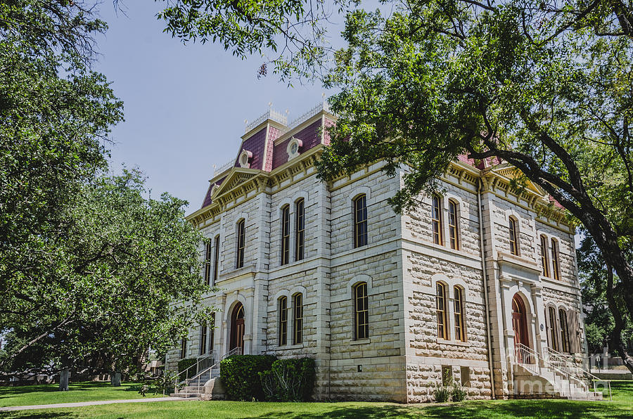 Sutton County Courthouse - Sonora Texas Photograph by Debra Martz
