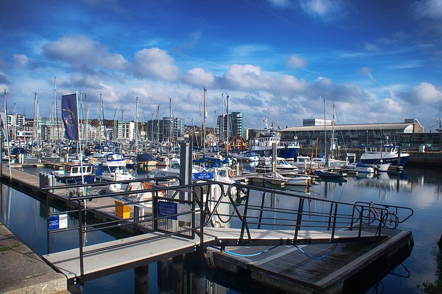Plymouth Photograph - Sutton Harbour by Chris Day