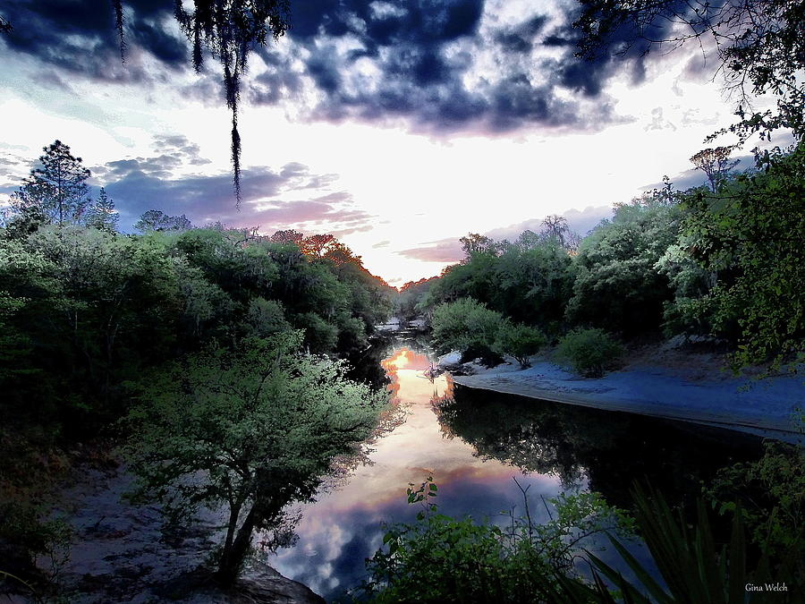 Suwannee River Sunset Photograph By Gina Welch - Pixels