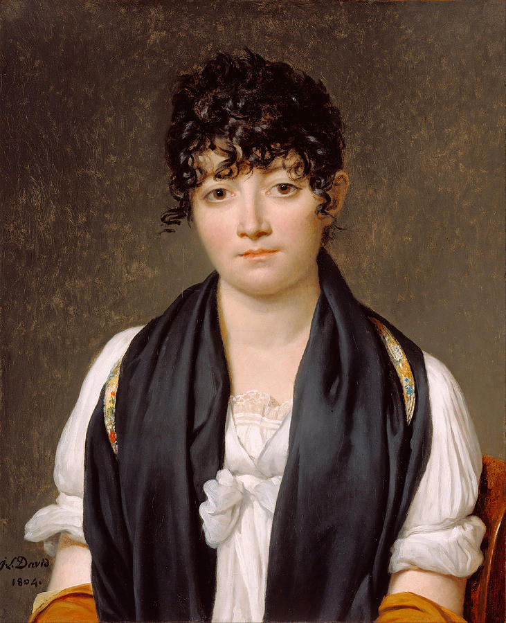 Suzanne Le Peletier de Saint-Fargeau Painting by Jacques-Louis David