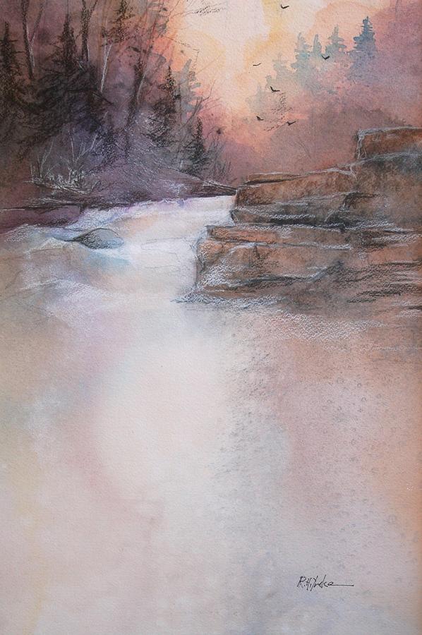 Swallow Falls Painting by Robert Yonke