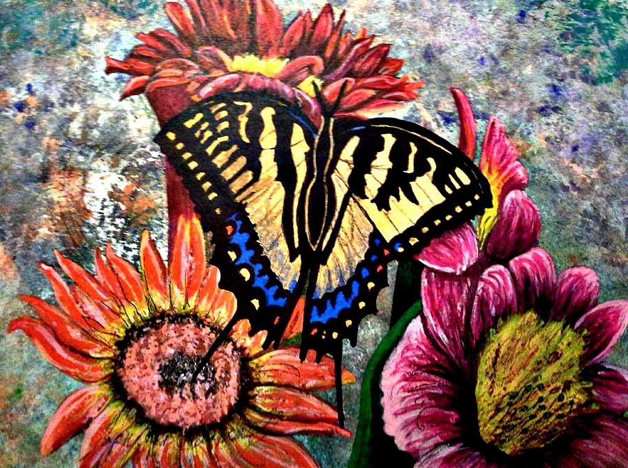 Swallowtail butterfly Painting by Jennifer Brewer - Fine Art America