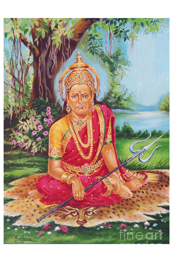 Swami Samarth Painting by Kalpana Talpade Ranadive Swami Samarth Original Photo