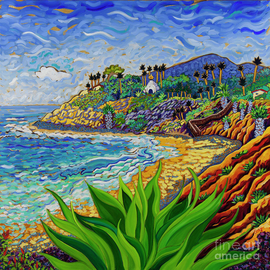 Boat Painting - Swamis Agave Max by Cathy Carey