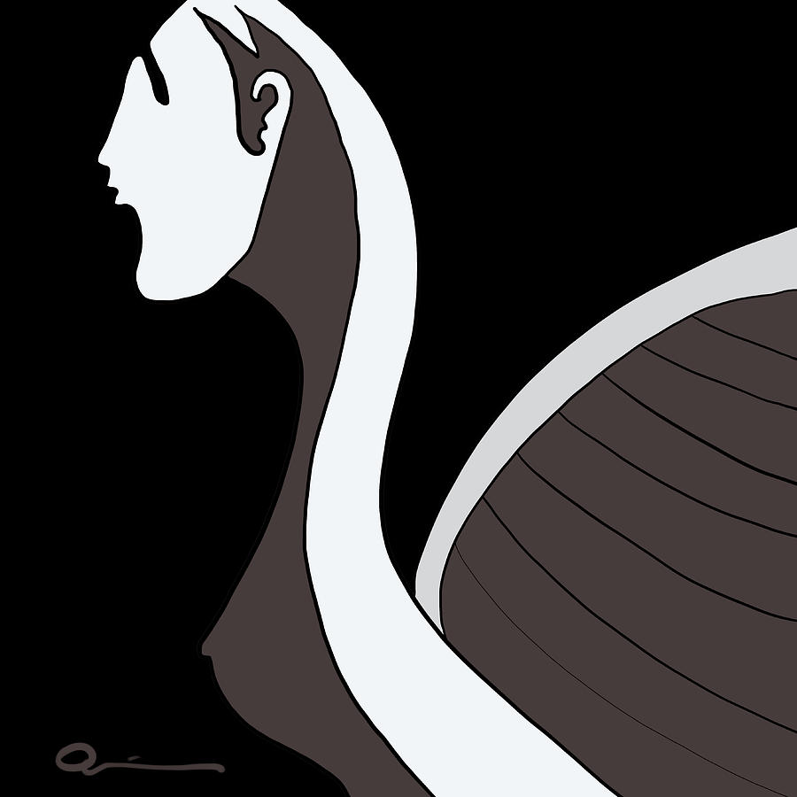 Swan 2 Digital Art by Jeffrey Quiros
