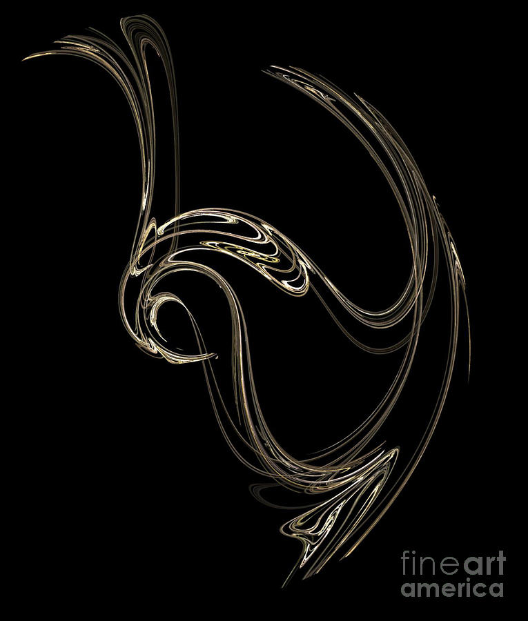 Swan Dance Digital Art by Richard Rizzo