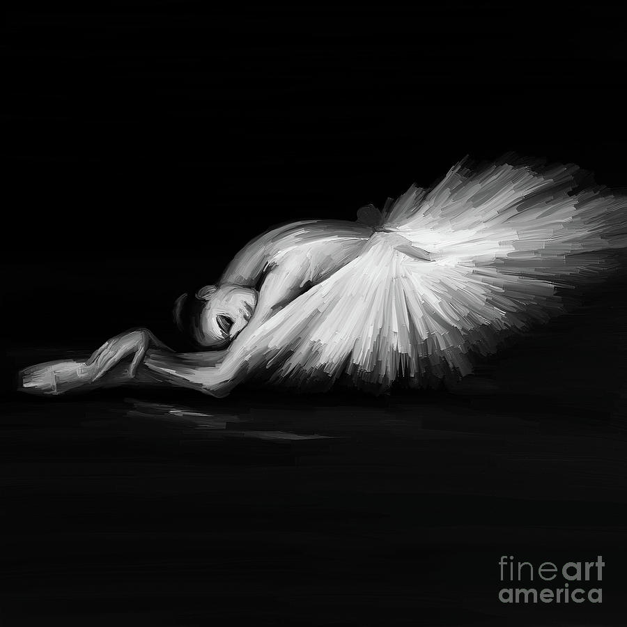Swan Painting - Swan Lake  by Gull G