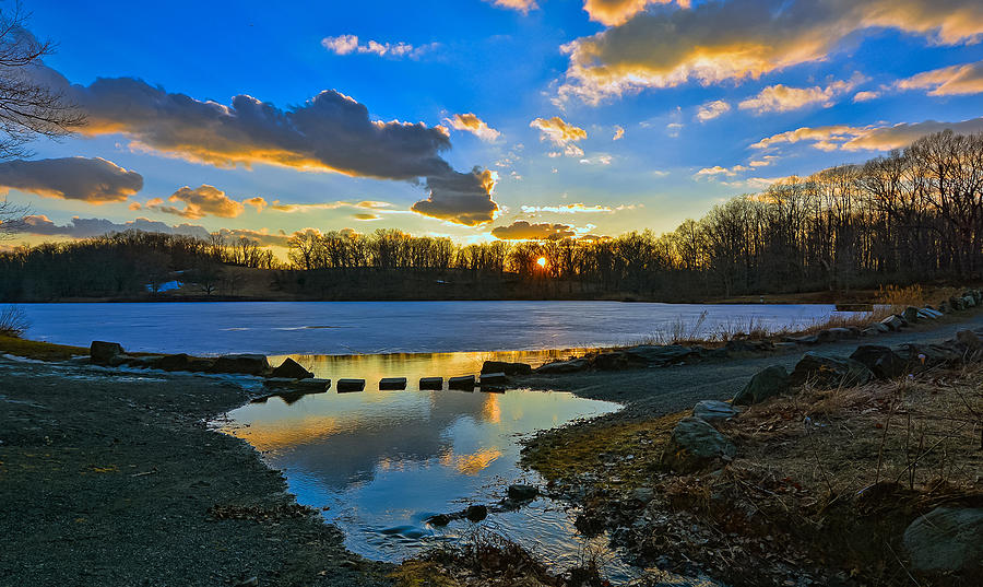 Swan Lake Sunset Photograph by Jeffrey Friedkin