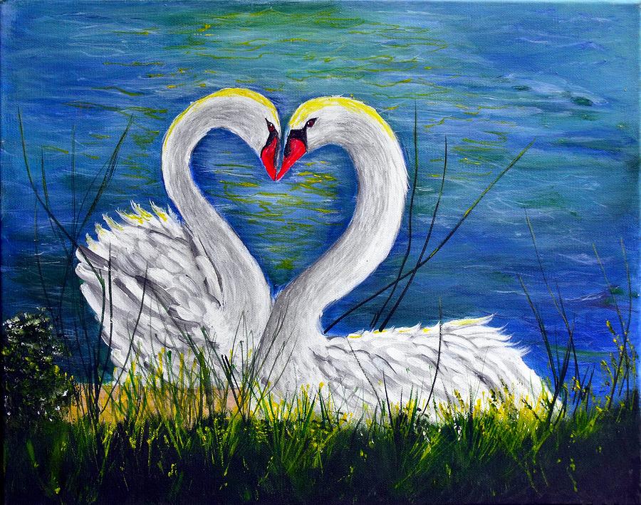 swan paintings