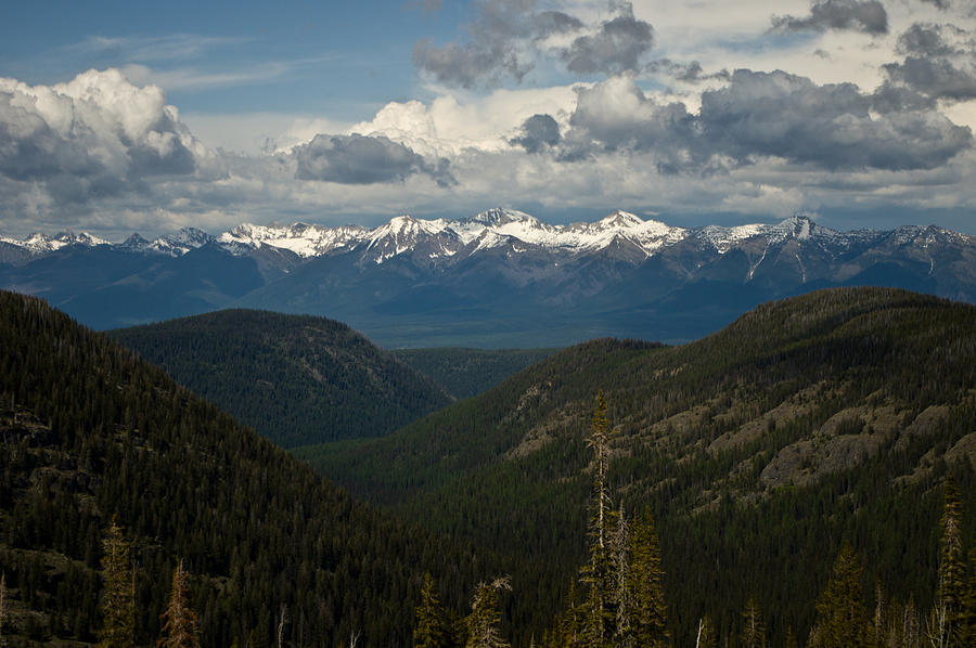 Swan Mountain Range Photograph by Jedediah Hohf
