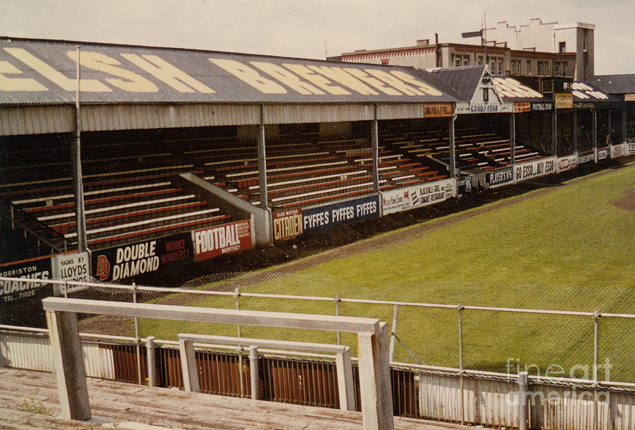 Swansea - Vetch Field - North Bank 2 - 1970s Photograph by Legendary Football Grounds