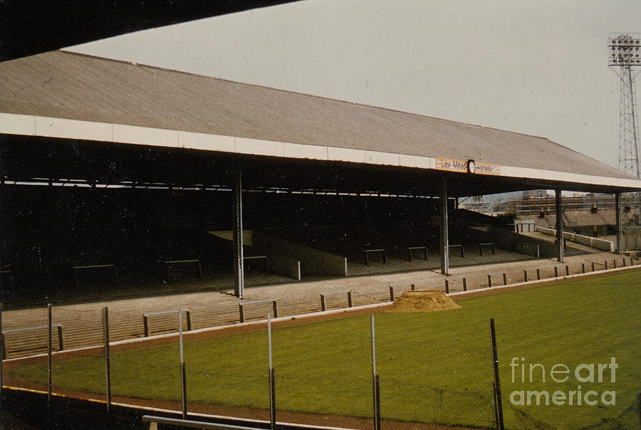 Swansea - Vetch Field - South Stand 2 - 1970s Photograph by Legendary Football Grounds