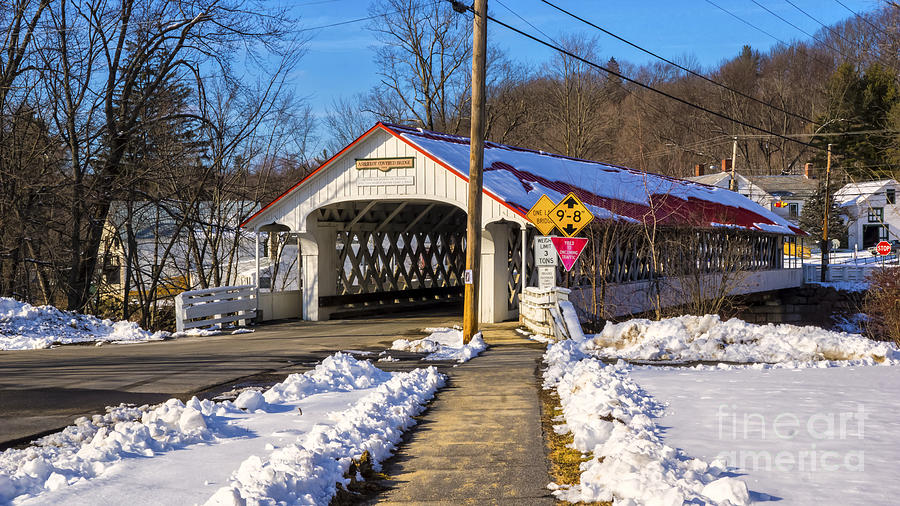  Ashuelot Covered Bridge. Photograph by New England Photography