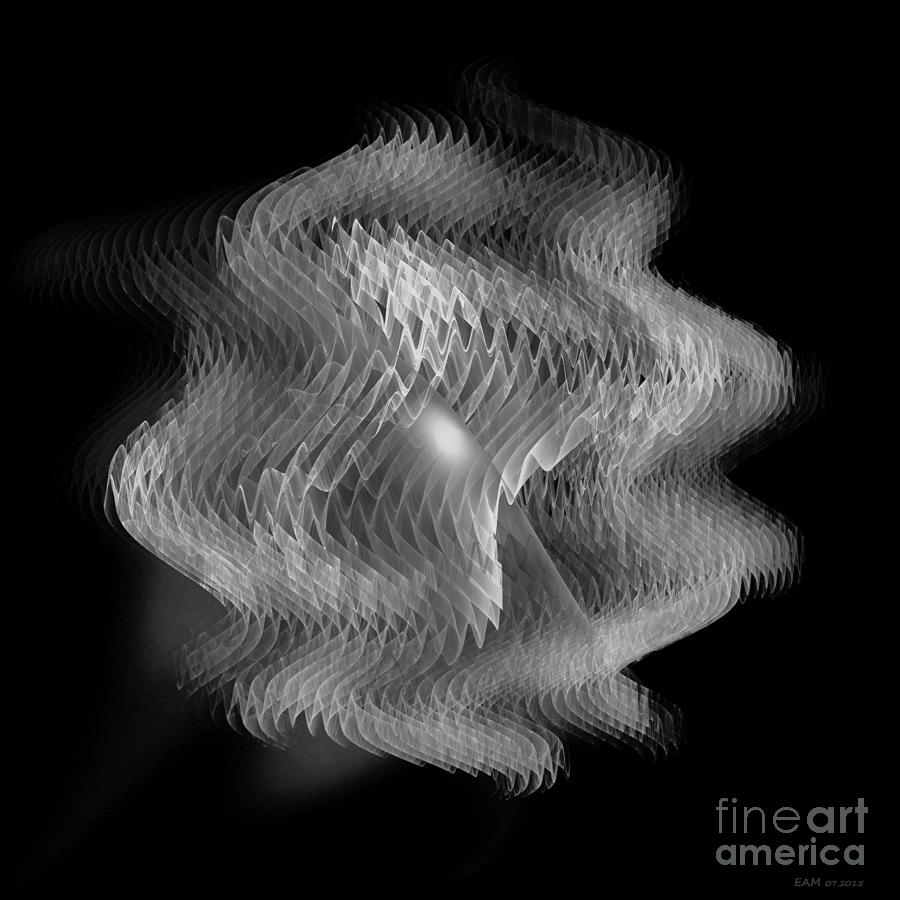 Swarm / Black and White  Digital Art by Elizabeth McTaggart