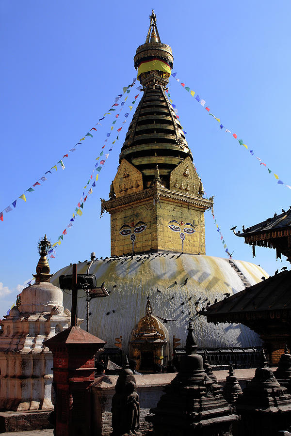Swayambhunath Temple Complex Photograph by Aidan Moran