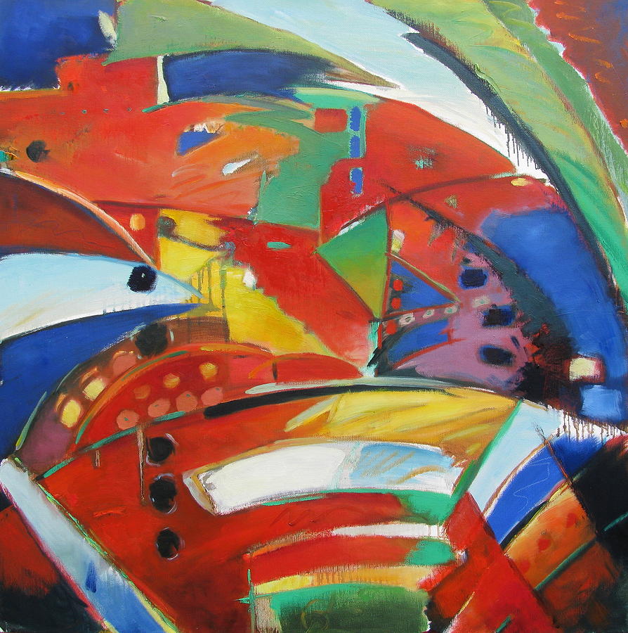 Abstract Painting - Swaying Continued by Gary Coleman