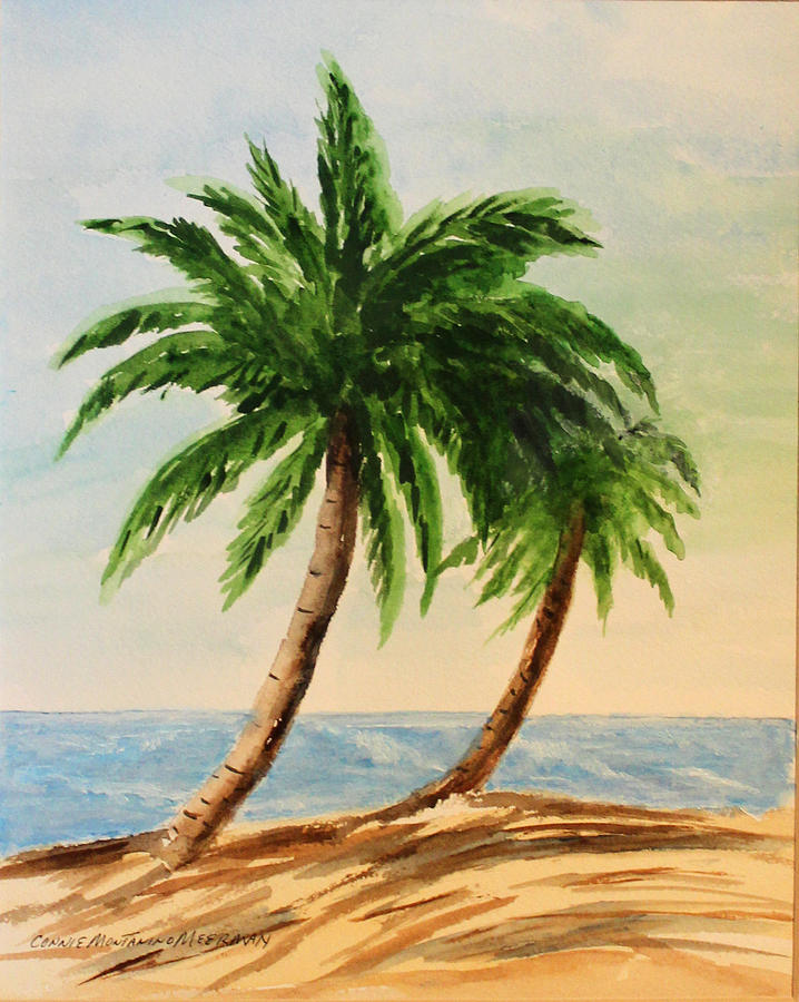 Swaying Palms Painting by Connie Meerman - Fine Art America