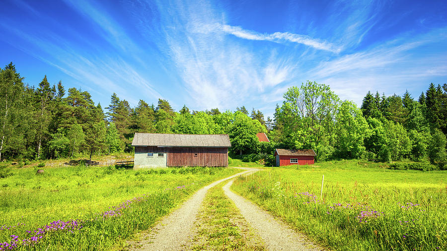 Swedish Barn Photograph by James Billings