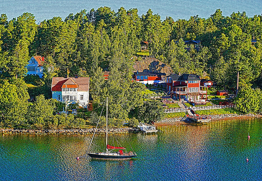 Swedish Island Village Photograph by Dennis Cox
