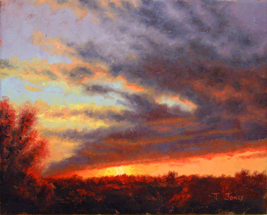 Sweep of Cloud Painting by Timothy Jones