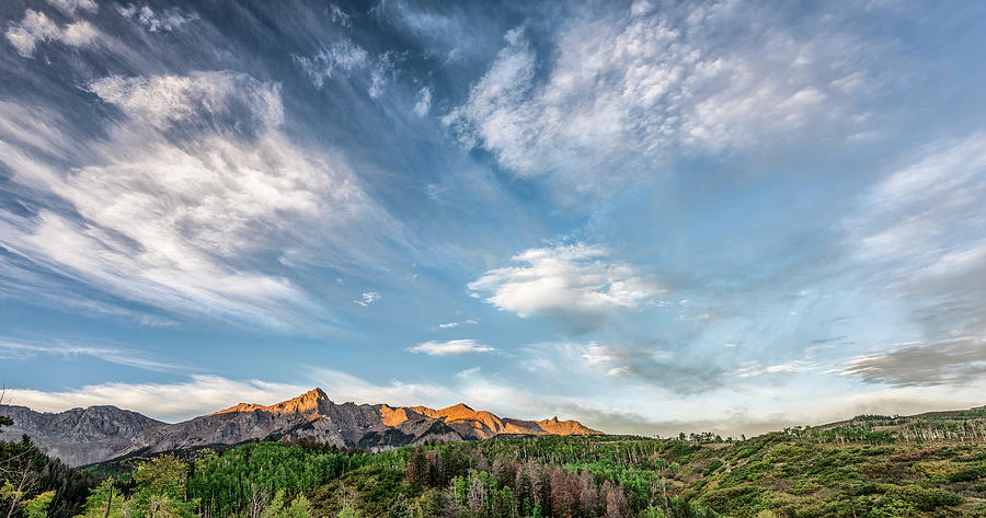 Sweeping Clouds Photograph by Jon Glaser