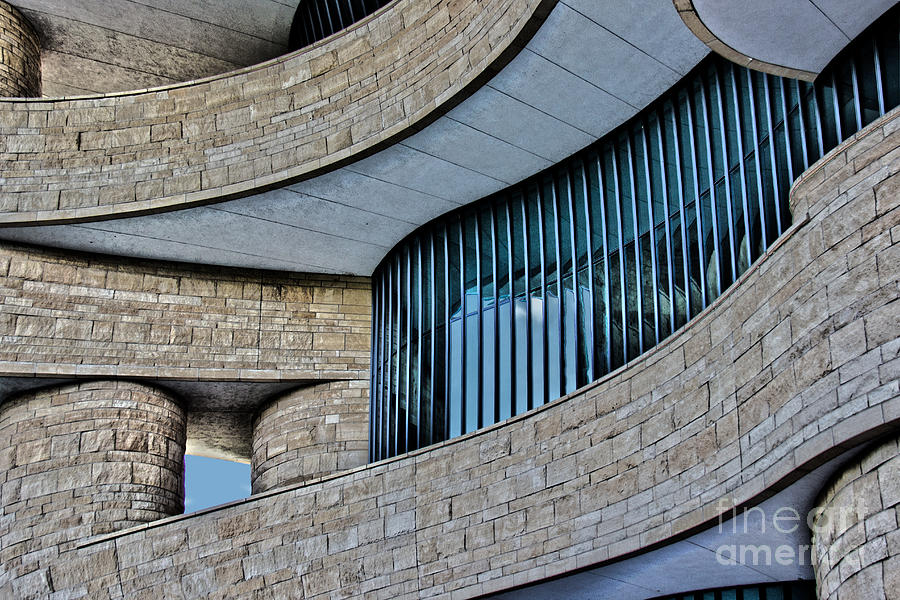 Architecture Photograph - Sweeping Curvilinear by Tom Gari Gallery-Three-Photography