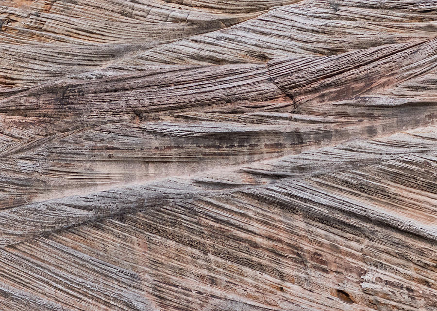 Sweeping Lines of Rock Wall Photograph by Kelly VanDellen
