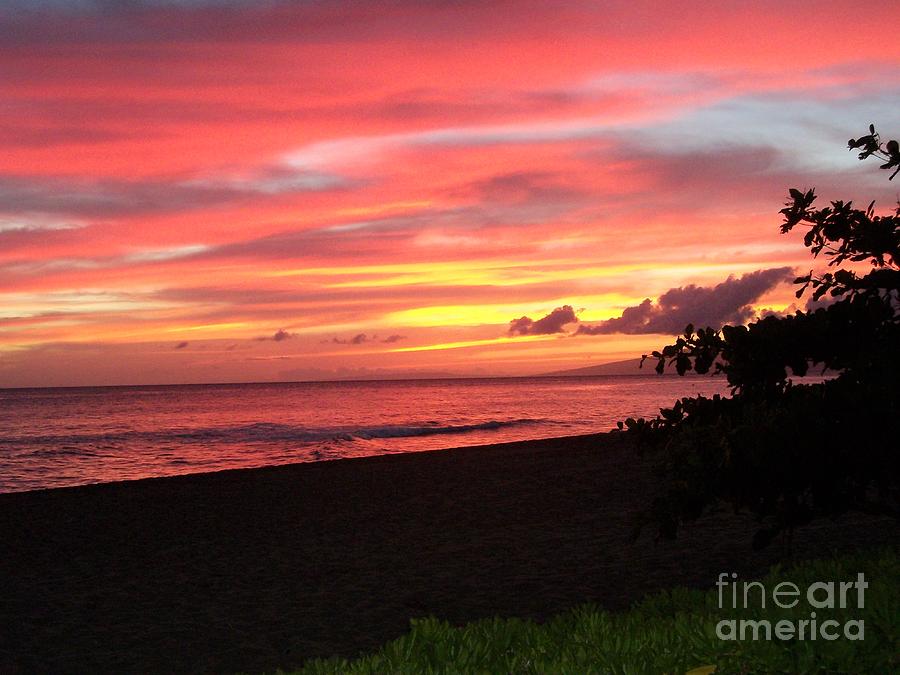 Sweeping Sunset Koolina Ohahu Hawaii Photograph