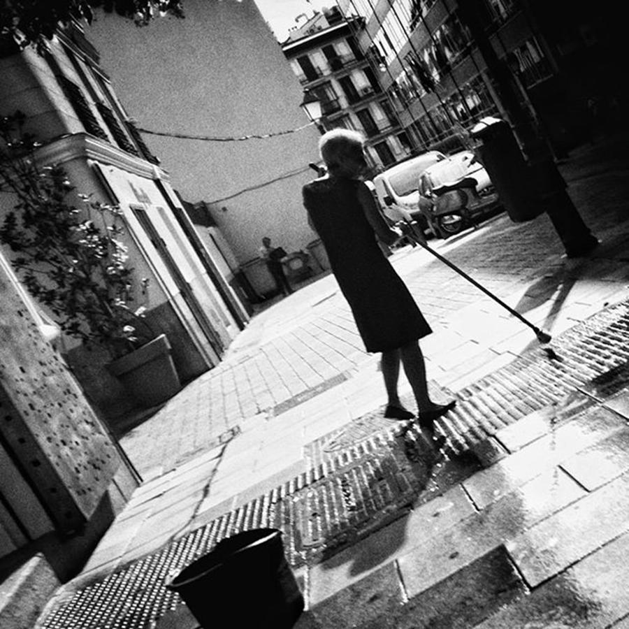 City Photograph - Sweeping Widow

#woman #people by Rafa Rivas