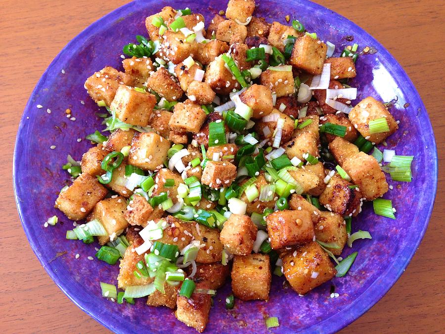 Sweet and Sour Tofu Photograph by Polly Castor