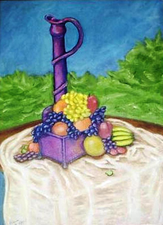 Fruit Painting - Sweet bounty by Gloria M Apfel