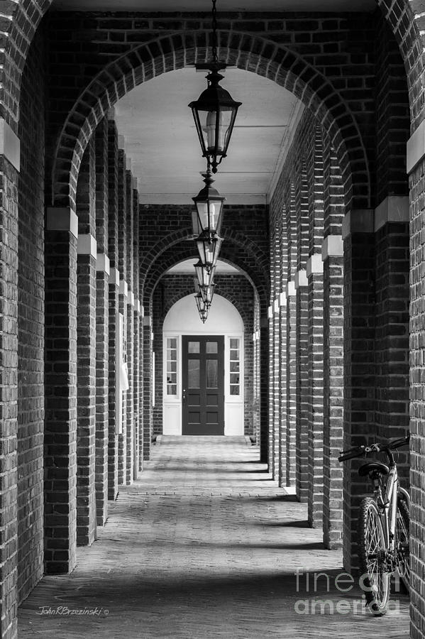 Sweet Briar College Benedict Hall Walkway Photograph by University Icons