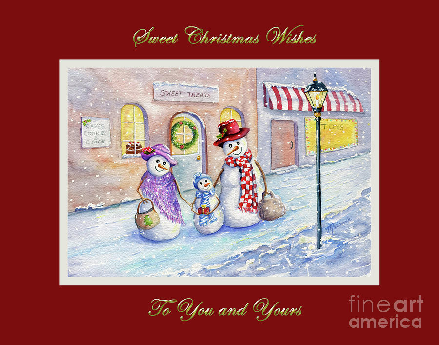 Sweet Christmas Wishes Painting by Malanda Warner