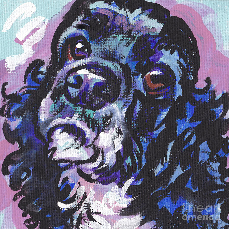 Sweet Cocker Painting by Lea S