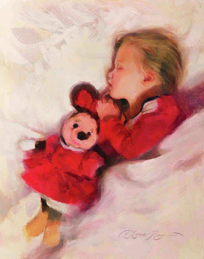 Toy Painting - Sweet Dreams by Anna Rose Bain