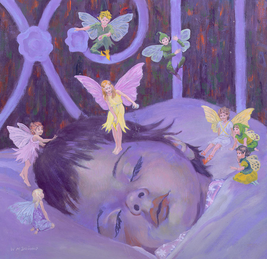 Fairy Painting - Sweet Dreams by William Ireland
