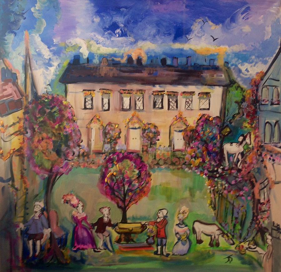 Sweet Georgian revisited  Painting by Judith Desrosiers