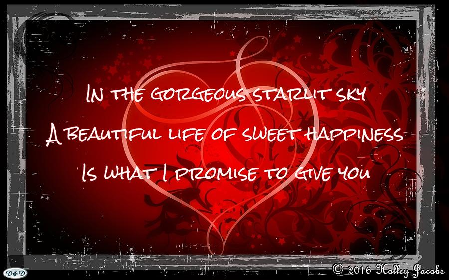 Commitment Photograph - Sweet Happiness by Holley Jacobs Commitment Photograph - Sweet Happiness by Holley Jacobs