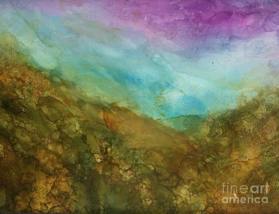 Sweet Hills Painting by Nancy Koehler