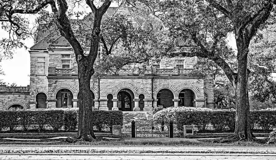 Sweet Home New Orleans - Arches And Stone bw Photograph by Steve Harrington