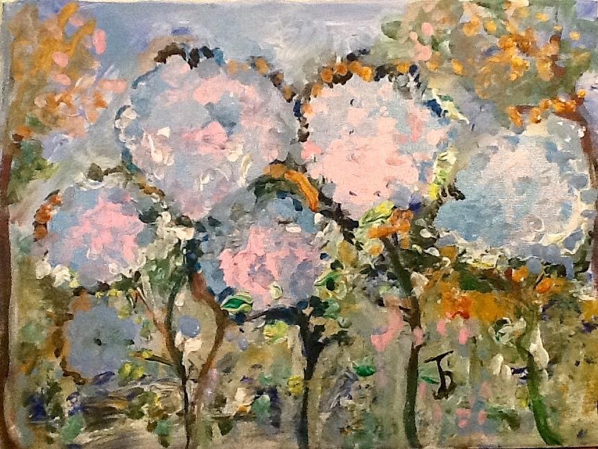 Sweet is my meadow Painting by Judith Desrosiers