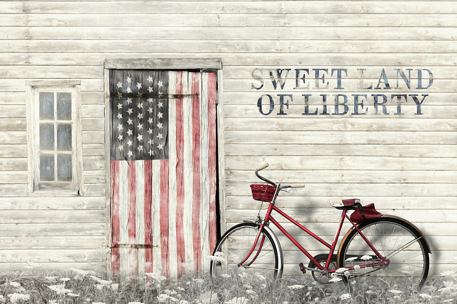 Sweet Land of Liberty Mixed Media by Lori Deiter