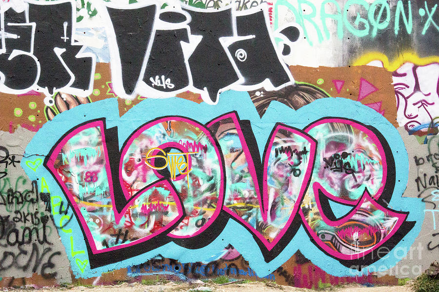 Sweet Love Graffiti Wall Photograph By Amy Sorvillo