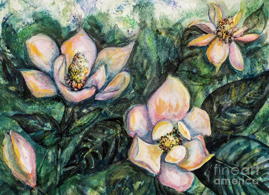 Sweet Magnolia Painting by Francelle Theriot