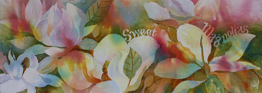 Sweet Magnolias Painting by Tara Moorman