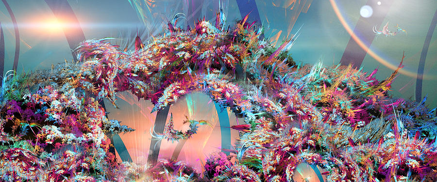 Abstract Digital Art - Sweet by Phil Sadler