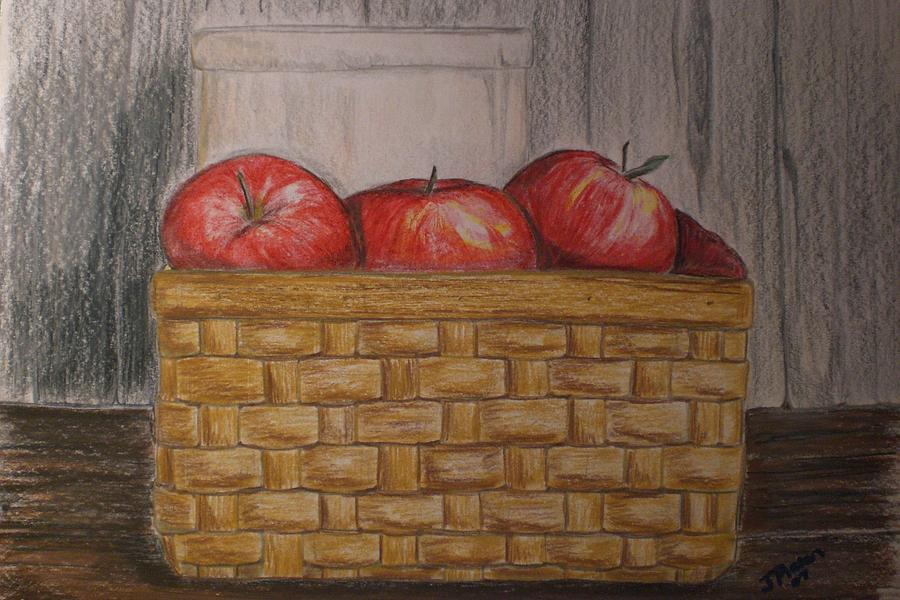 Apple Drawing - Sweet Pickens by Jessica Mason