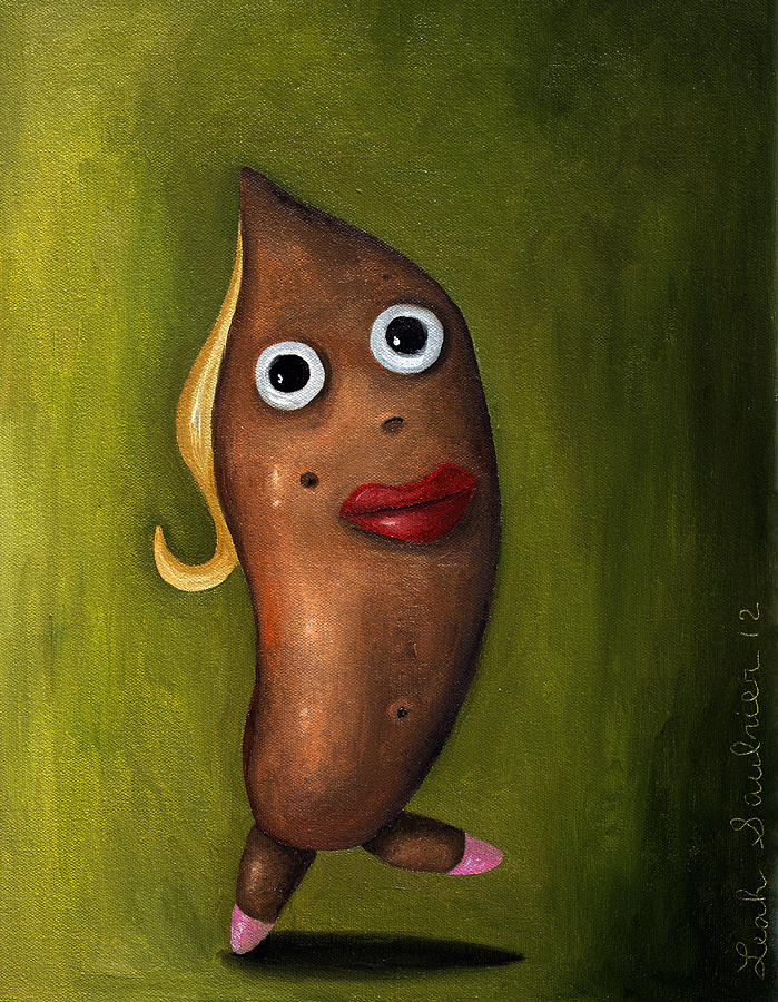 Toy Painting - Sweet Potato by Leah Saulnier The Painting Maniac