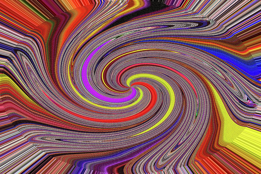 Sweet Potato Overlay Abstract #11tw Digital Art by Tom Janca