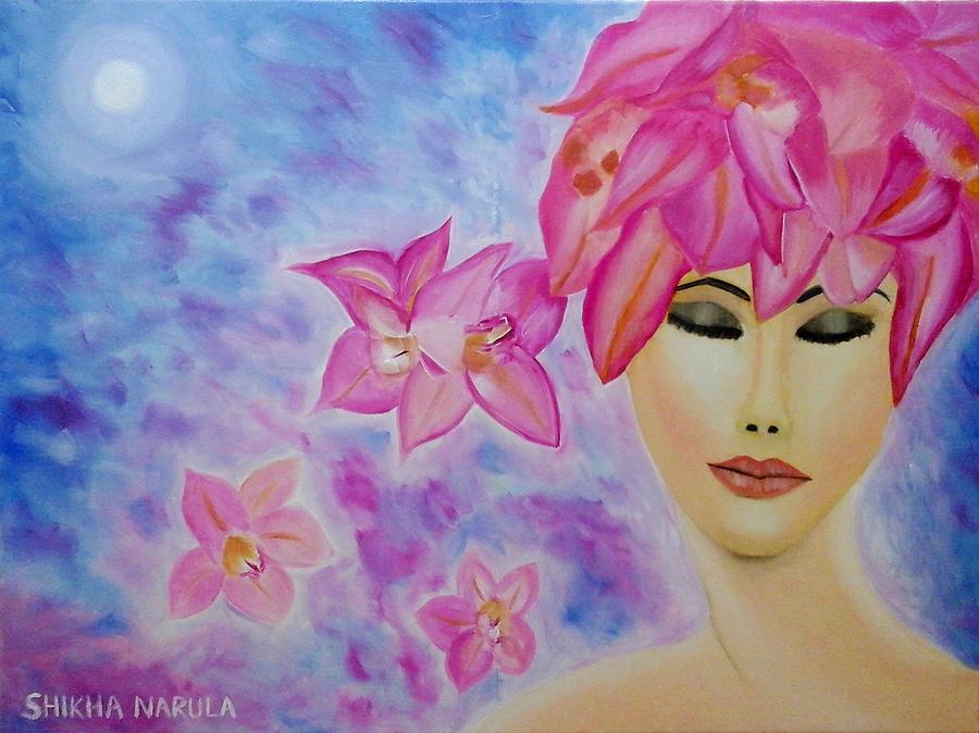 Portrait Painting - Sweet Trance by Shikha Narula